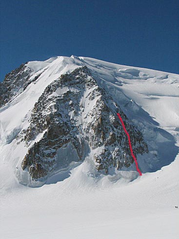 Triangle du Tacul a kuloár Chéré