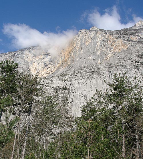 Monte Brento a sluneční plotny