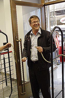 Rolf Schmid bral prohru v řezání sportovně Rolf Schmid bral prohru v řezání sportovně