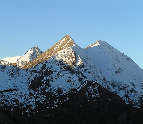 Fuscherkarkopf a Grossglockner od Fuscher Törl