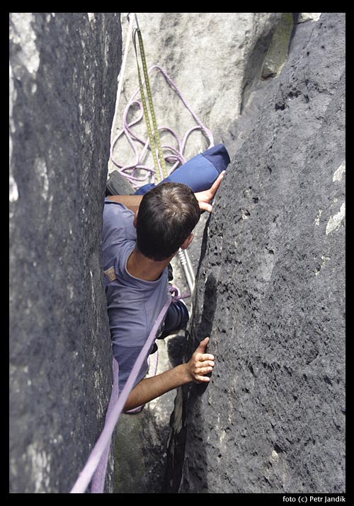 Wenzelwand Talweg, VIIa, závěrečný komín