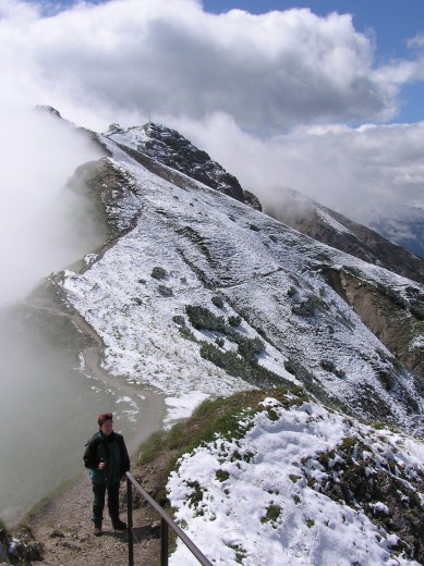 Hřeben mezi Reither Spitze a Seefelder Spitze