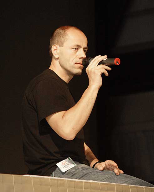Radek Jaroš na jevišti