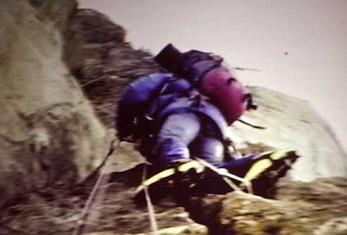 Z nejtěžší délky v hlavě Jižního plíře Dhaulagiri