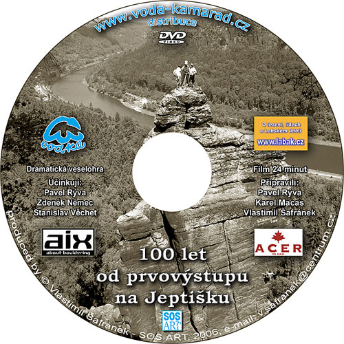 Potisk DVD Jeptiška 100 let