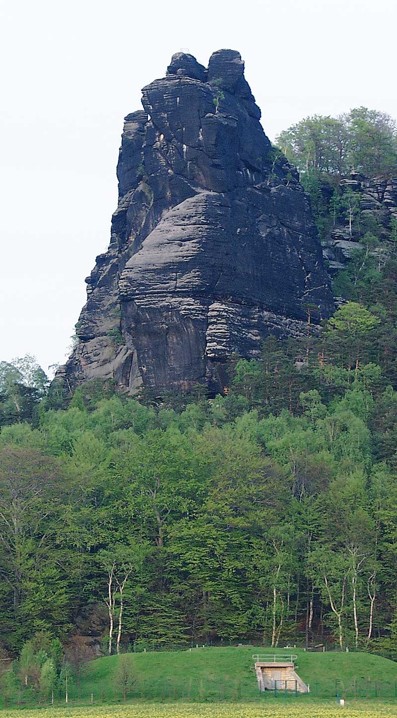Lilienstein od jihozápadu