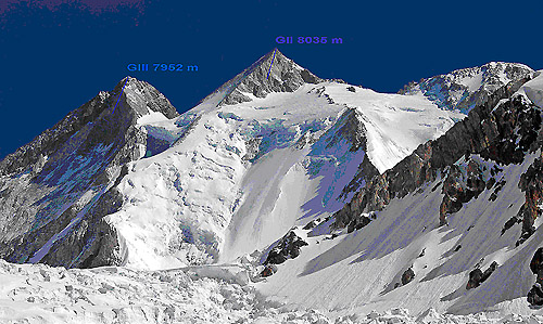 Gasherbrum II a Gasherbrum III