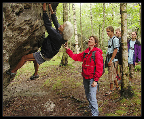 RHM Tisá 2007, bouldrující Angela Soper