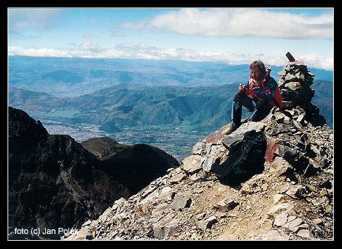 Imbabura - Na vrcholu Mt. Blancu bychom byli jen o 200 m výše