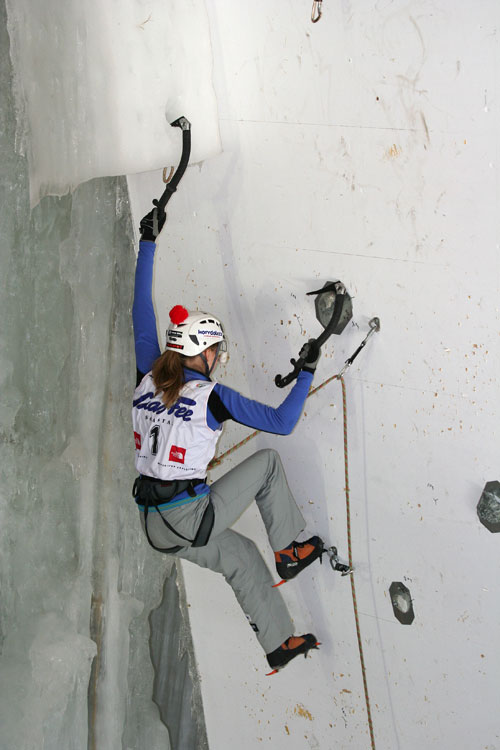 Lucie Hrozová v Saas Fee