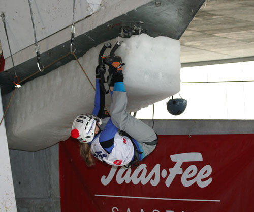 Lucie Hrozová v Saas Fee