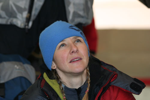 Jitka Mázlová v Saas Fee