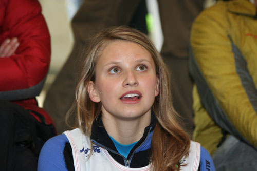 Lucka Hrozová v Saas Fee