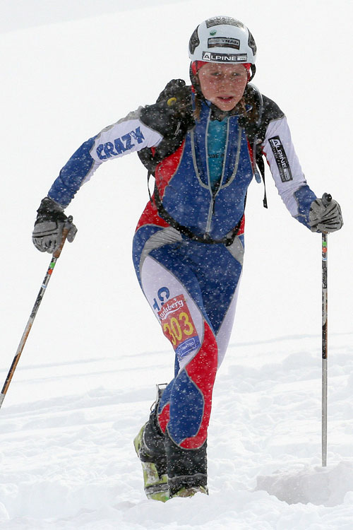 Karolina Grohová v závodě