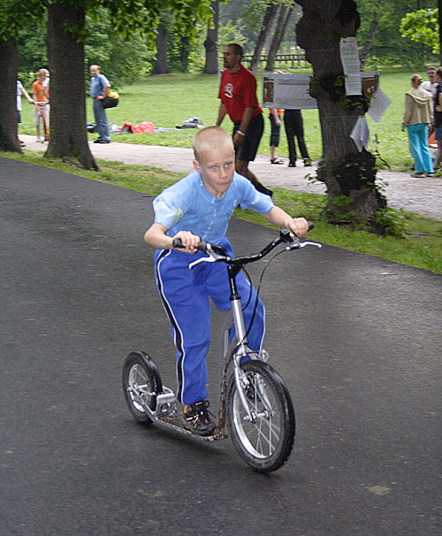 Jeden z nejmladších závodníků