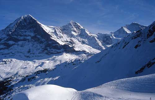 Eiger, Mönch a Jungfrau