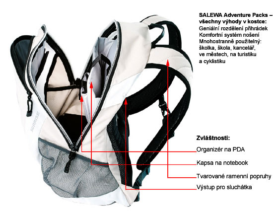 Systém batohů SALEWA Adventure Pack
