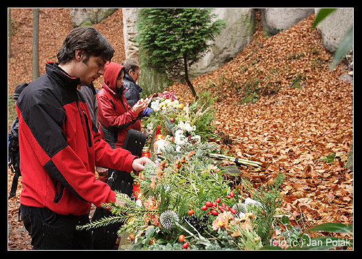 Rozloučení se Standou Šilhánem - Symbolický  památník ve Skaláku 16. 11. 2008