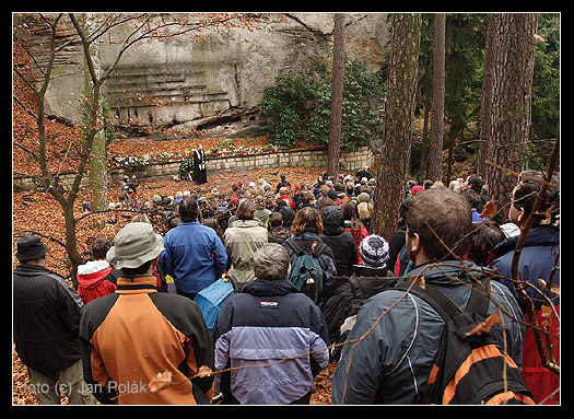 Rozloučení se Standou Šilhánem - Symbolický  památník ve Skaláku 16. 11. 2008