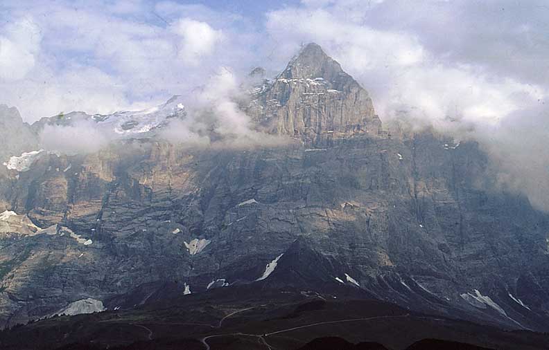 Wetterhorn, severní stěna