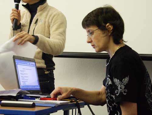 Božena Valentová, tajemnice ČHS