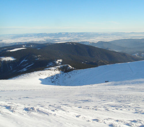 Na východ Úplaz (1555m) a Slovenský ráj