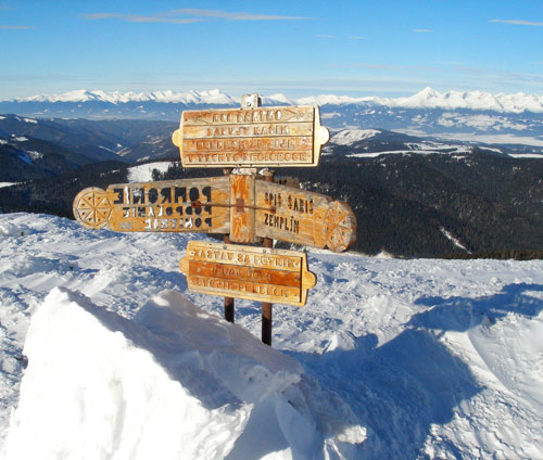 Bartková (1790m). Díkůvzdání rodu Bartko, že žije v tomto kraji