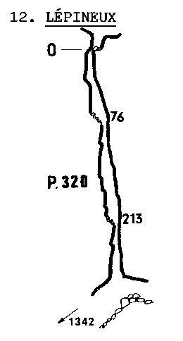 topo Pozo Lépineux -320m / Navarra