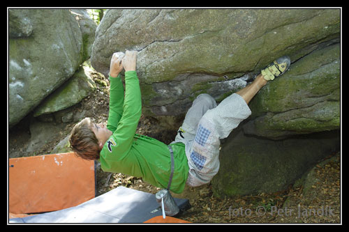 PADání 2009 - Václav Šampón Vančura, Čichal, Čmuchací traverz 6B SD
