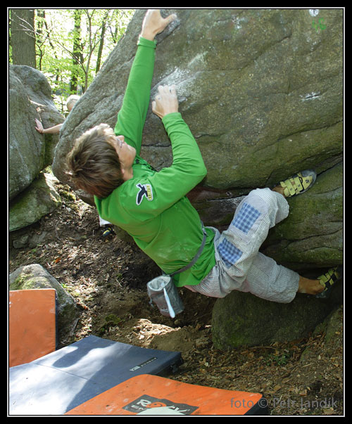 PADání 2009 - Václav Šampón Vančura, Čichal, Čmuchací traverz 6B SD