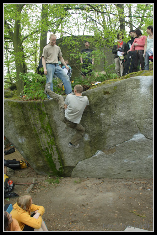PADání 2009 - Rosťa Štefánek si jde pro diplom a cenu za vítězství