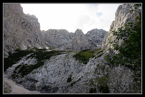 Panorama Oberreintalu od chaty