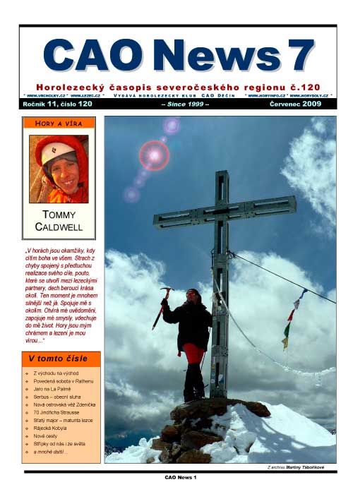 CAO News červenec 2009, repro Horyinfo