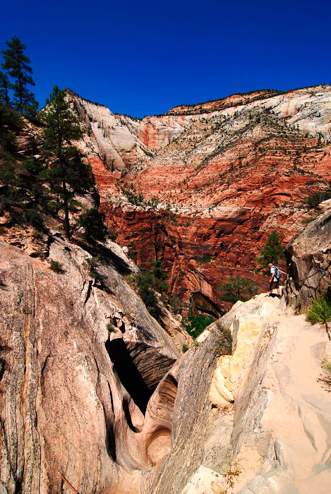 NP Zion, Edo na začátku Hidden Canyonu