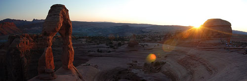 Arches NP, Čekání na západ slunce