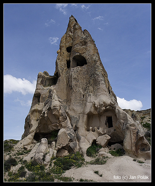Skalní kostel v Open air muzeu Göreme