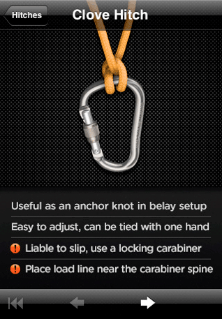Knots for climbing - celkkový vzhled a popis uzlu