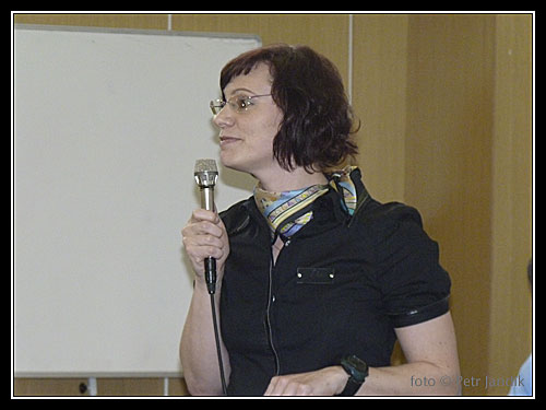Jana Kubalová, předsedkyně lékařské komise, jako vždy elegantní