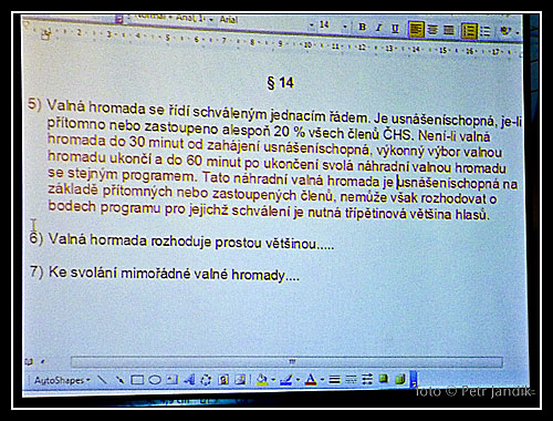 Narychlo sestavené znění změny usnášeníschopnosti