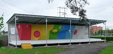 Venkovní boulderovka v Greifensee