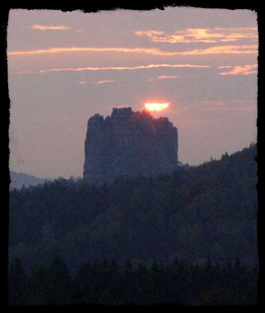 Falkenstein za soumraku
