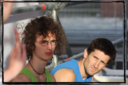 Adam Ondra a Kilian Fischhuber