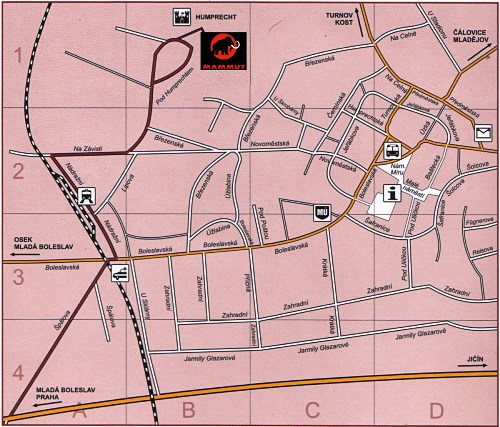 Mapka příjezdu