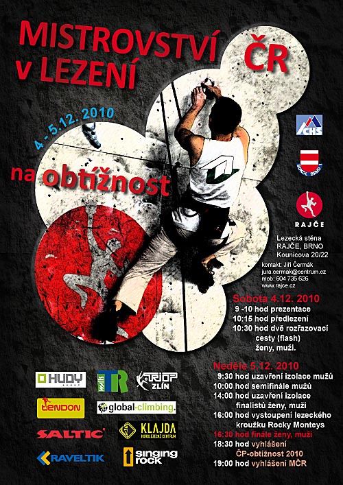 Pozvánka MČR 2010 obtížnost
