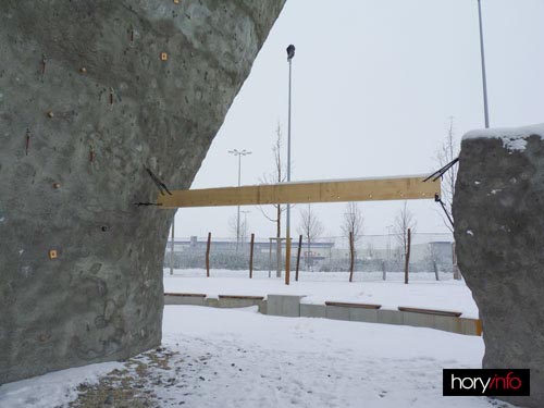 Stěna Olympia - a další pargánovací prkno
