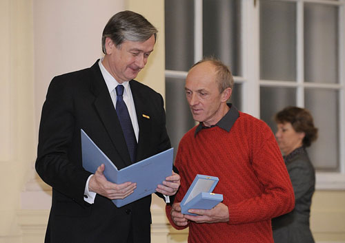 Slovinský prezident a Franček Knez