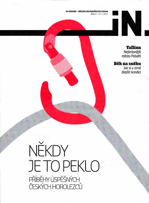 Příloha Hospodářských novin o horolezcích