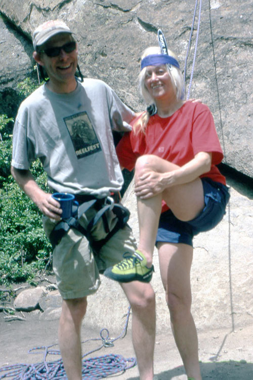 Na South Platte s Allenem Frame Hillem, cestou na fesťák Mountainfilm Telluride, 2003