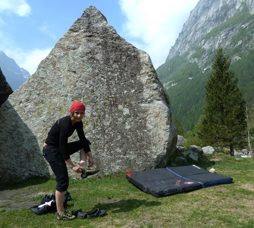 Bouldering Val di Mello