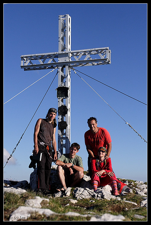 Vrcholové foto na Hoher Nocku
